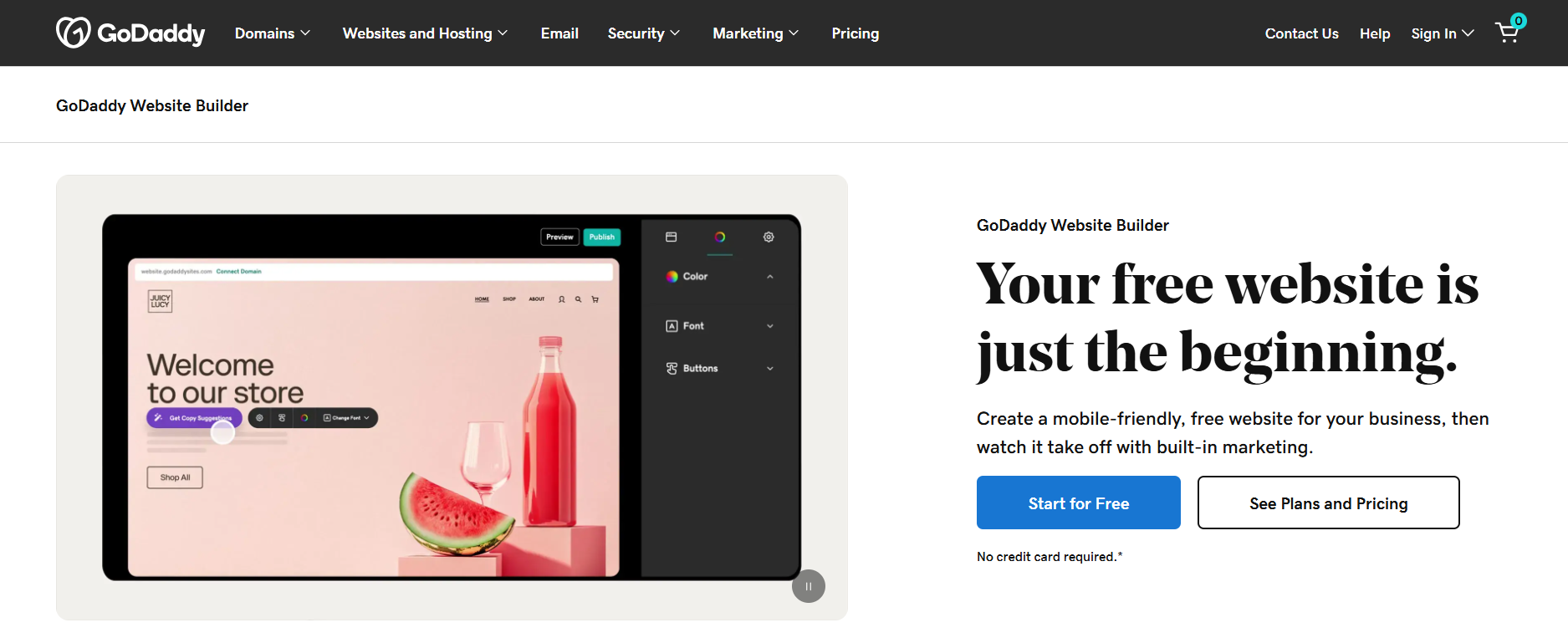 multi-purpose website builder