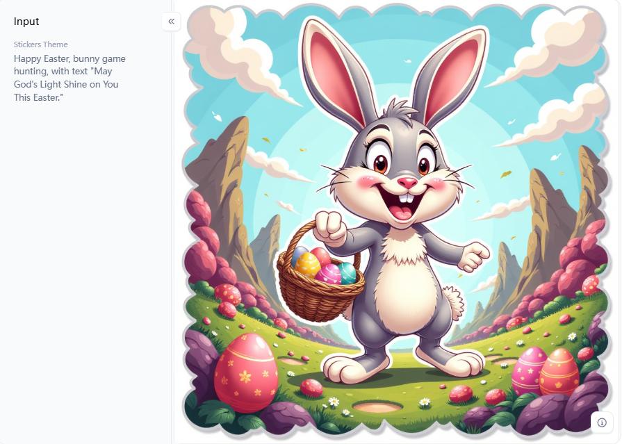 app from a1.art which is called crazy sticker generator