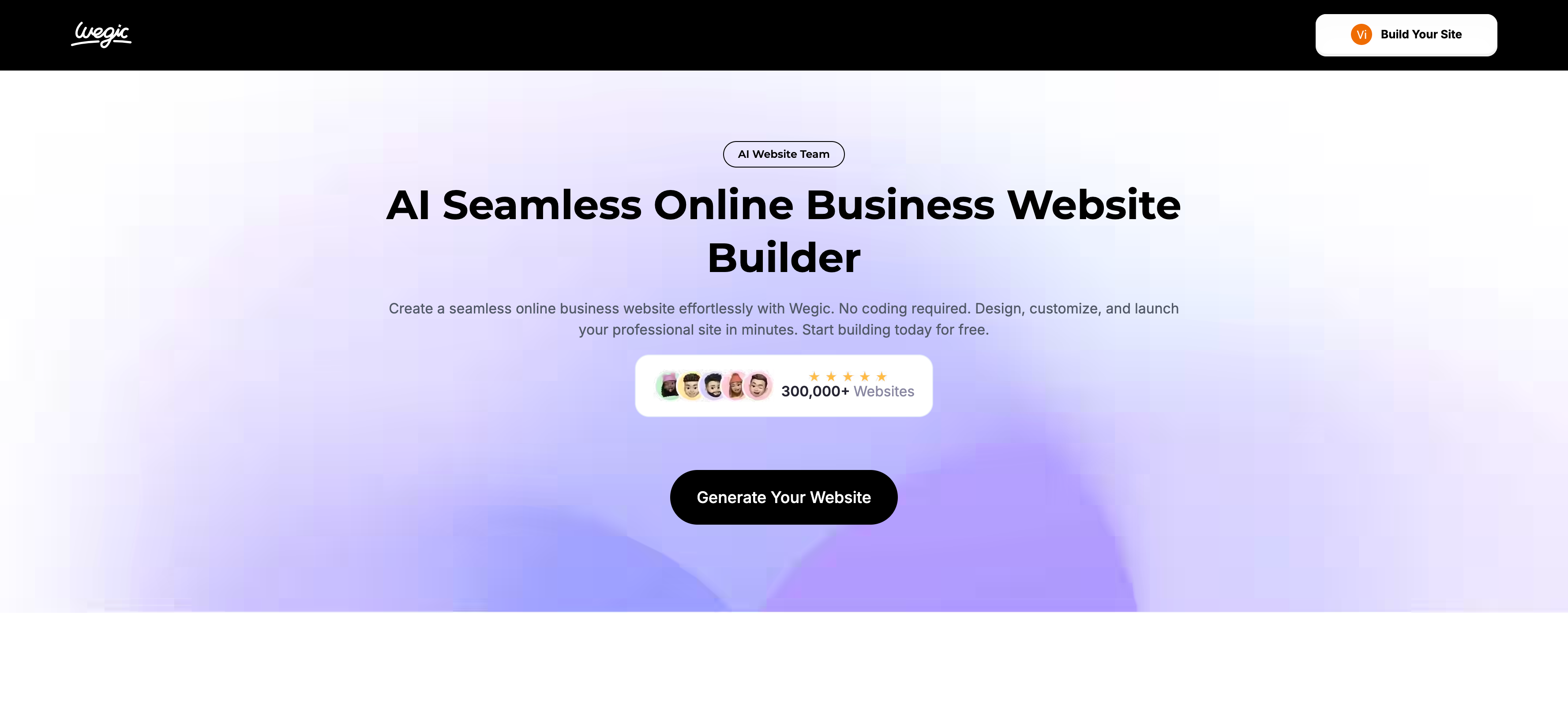wegic online business website builder